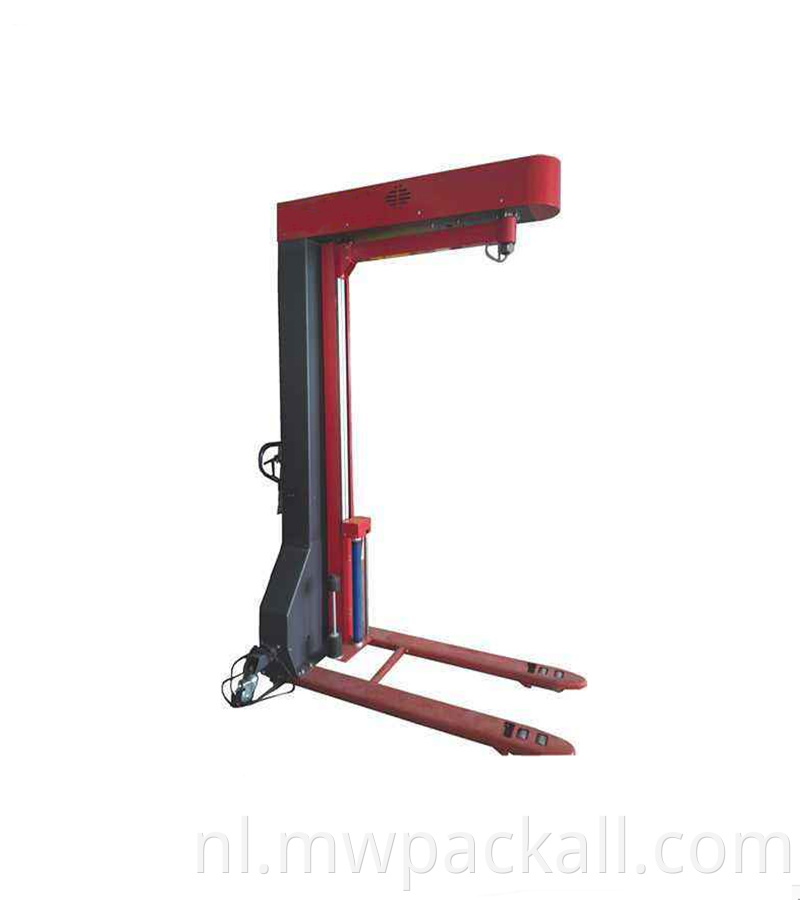 Volledig automatische vorkheftruck Rotary Wraping Packing Machine, Forklift Stretch Wrapper Machine